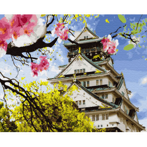  Японская весна Раскраска картина по номерам на холсте KH0642