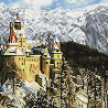  Замок Дракулы в Румынии Алмазная мозаика вышивка на подрамнике Molly KM0695
