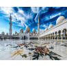  Мечеть Шейха Зайда Алмазная мозаика вышивка на подрамнике Molly KM0874