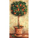 Апельсиновое дерево Алмазная частичная вышивка (мозаика) Color Kit