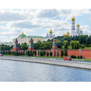  Москва. Кремль Алмазная мозаика вышивка на подрамнике Molly KM0668