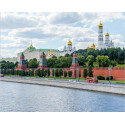 Москва. Кремль Алмазная мозаика вышивка на подрамнике Molly