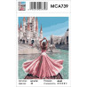 Сложность и количество цветов Пурпурное платье Раскраска картина по номерам на холсте MCA739