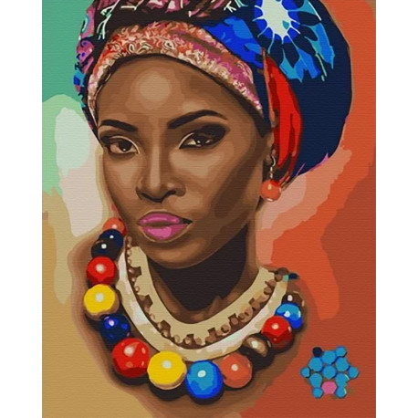  Стиль Африки Раскраска картина по номерам на холсте MCA890
