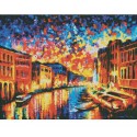 Гранд канал Венеция Раскраска картина по номерам на холсте Color Kit