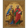 Святые Апостолы Петр и Павел Алмазная 5D мозаика с нанесенной рамкой на подрамнике Molly KM0796