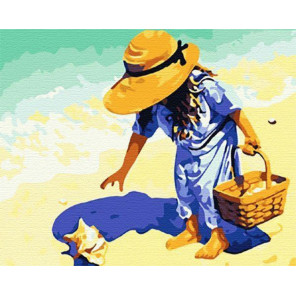 na plyazh za rakushkami raskraska kartina po nomeram na holste картина по номерам mayot