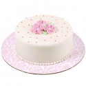 Розовый дамаск Основа для торта круглая Wilton ( Вилтон )