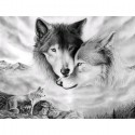 Волчья любовь Алмазная вышивка (мозаика) Гранни