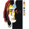 Радужный Джон Леннон Раскраска картина по номерам на холсте