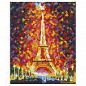 Париж - огни Эйфелевой башни Алмазная вышивка мозаика на подрамнике Белоснежка