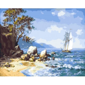  Ветер с моря Раскраска картина по номерам на холсте Z-GX9714