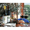Виноградное вино Раскраска картина по номерам на холсте