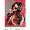 Сложность и количество цветов Карамельная сладость Раскраска картина по номерам на холсте MCA1005