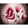  Розовые маки Раскраска по номерам на холсте Molly KH0924