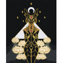 Бастет. Богиня плодородия. Египет Раскраска картина по номерам на холсте с металлическими красками