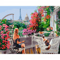 Парижанки Раскраска картина по номерам на холсте