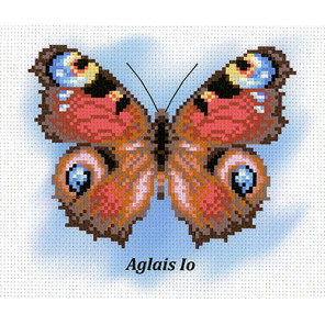  Бабочка. Павлиний глаз Канва с рисунком для вышивки МП Студия СК-029