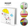 Слоник с зонтом Алмазная мозаика открытка своими руками Mazari M-10485