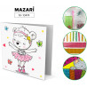 Мишка-балерина Алмазная мозаика открытка своими руками Mazari M-10474