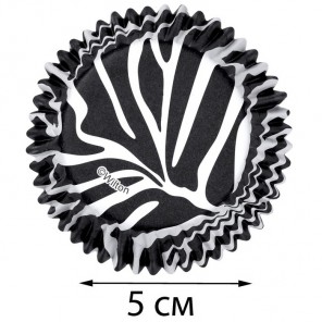 Чёрно-белая зебра Набор бумажных форм для кексов Wilton ( Вилтон )