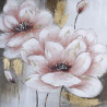  Розовые цветы Раскраска картина по номерам на холсте Molly KH0946