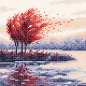  Красная осень Алмазная вышивка мозаика BrilliArt МС-055