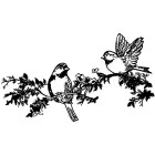Птицы Штамп на резиновой основе для скрапбукинга, кардмейкинга Stamperia