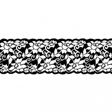Цветы, бордюр Штампы на резиновой основе для скрапбукинга, кардмейкинга Stamperia
