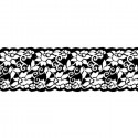 Цветы, бордюр Штамп на резиновой основе для скрапбукинга, кардмейкинга Stamperia