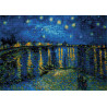  Звездная ночь над Роной по мотивам картины Ван Гога Набор для вышивания Риолис 1884