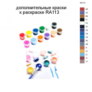 Дополнительные краски для раскраски RA113