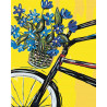 Дамский велосипед Раскраска по номерам на холсте Живопись по номерам RA143