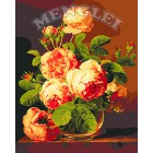 Аромат роз Раскраска по номерам акриловыми красками на холсте Menglei