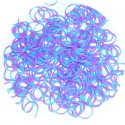 Фиолетово-голубые 300шт Резиночки для плетения Color Kit