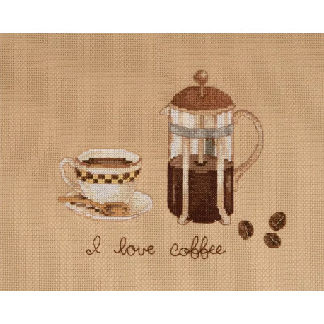  Я люблю кофе Набор для вышивания XIU Crafts 2032004