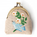 Синяя птица счастья Набор для вышивания кошелька XIU Crafts