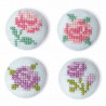  Цветы Набор для вышивания заколок XIU Crafts 2871101