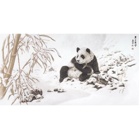  Панда и бамбук Набор для вышивания XIU Crafts 2032103
