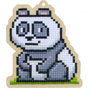  Панда Чакки Алмазная мозаика подвеска Гранни Wood W0188