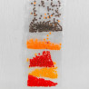 Камни-стразы в наборе Кленовый лист Алмазная мозаика подвеска Гранни Wood W0143