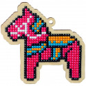  Игрушечная лошадка Алмазная мозаика подвеска Гранни Wood W0147