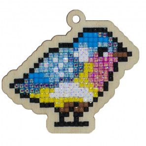  Птичка Алмазная мозаика подвеска Гранни Wood W0306