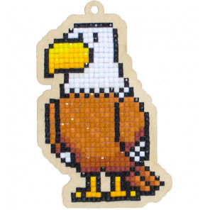  Орел Алмазная мозаика подвеска Гранни Wood W0190