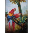 Цветные попугаи Алмазная частичная вышивка (мозаика) Color Kit