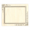  Листья тыквы малая Рамка деревянная для вышивки ОР-092