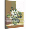  Цветы 100х125 см Раскраска картина по номерам на холсте AAAA-RS115-100x125