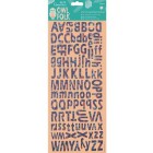 Алфавит Owl Folk Наклейки для скрапбукинга, кардмейкинга Docrafts