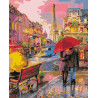  Прогулка по Парижу Раскраска картина по номерам на холсте U8001
