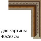 Для картины 40х50 см Охра с декоративными завитками Рамка для картины на картоне N168